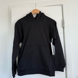 Lululemon Size 4 All Yours Hoodie Cotton Terry Black NWT Pullover Sweatshirt!
